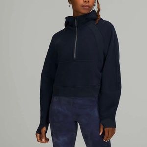 NWT Lululemon Scuba Oversized Half-Zip 1/2 Zip Hoodie - M/L True Navy Blue - NEW